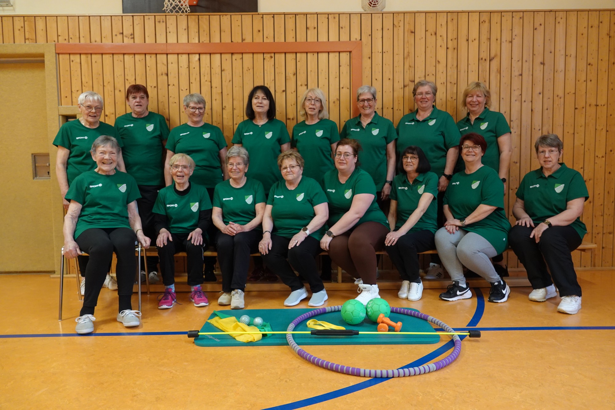 Die Mitglieder der Frauensportgruppe im April 2026.