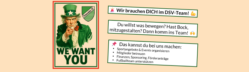 Featured image of post 🚨 Wir brauchen DICH im DSV-Vorstandsteam! 💪