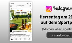 Featured image of post 🔗 @domersleber_sportverein: "Herrentag am 29.05. - Kommt vorbei!"