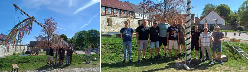 Featured image of post Maibaumaufstellen auf dem Schafhof – DSV hält Tradition hoch