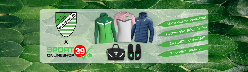 Featured image of post Domersleber SV x Sport39 – Unser eigener Teamshop ist da!